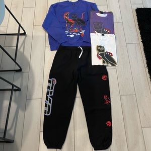Toronto Raptors OVO Jurassic Park Octobers Very Own Drake XXL 2XL sweatshirt !!!